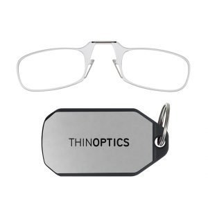 ThinOptics Keychain Clear Glasses +1.00