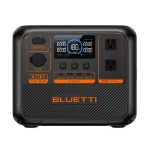 BLUETTI AC70P Portable Power Station | 1000W 864Wh