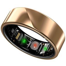 LUNA Ring - Worlds Most Precise Smart Ring with up to 6 Days Battery - Size 10 - Rose Gold